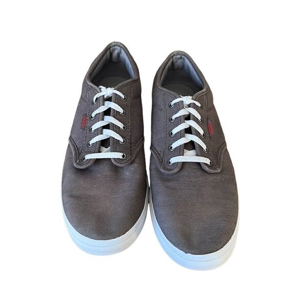 Vans Shoes Lace-Up Charcoal-y Gray Color Women’s Sz 10 - Picture 3 of 7